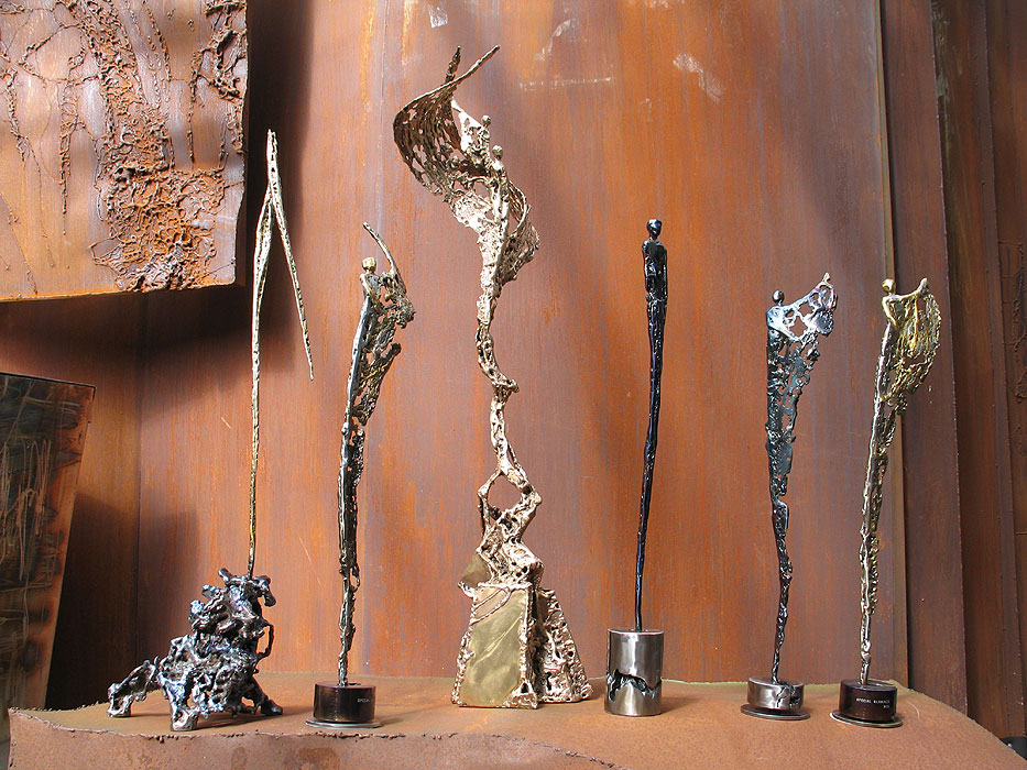 Skulpturen aus Metall von Stefan Gahr