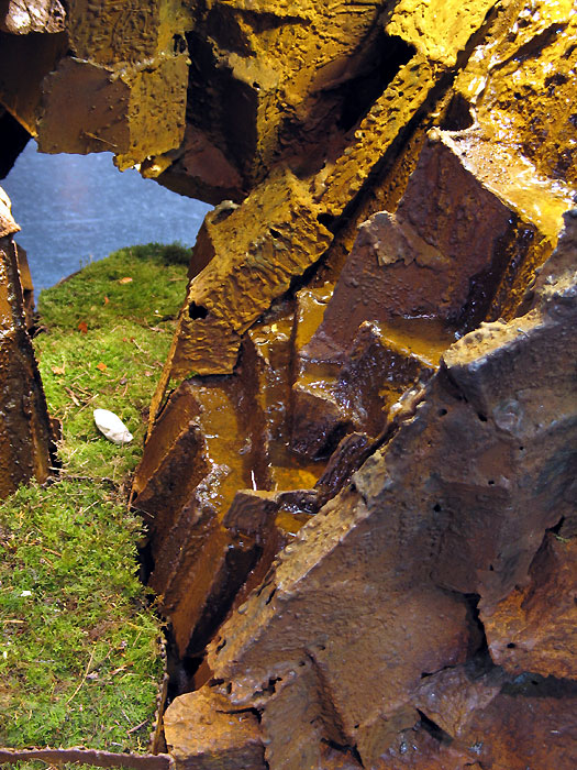 Detail vom rostigen Innenleben