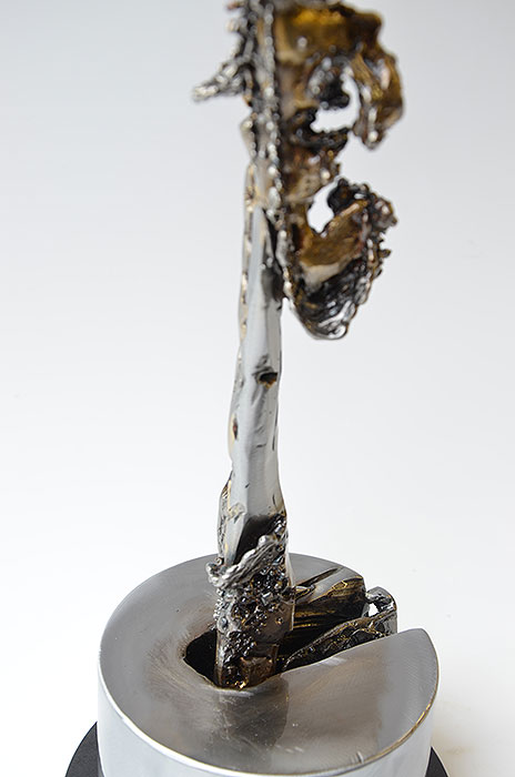 Moderne Stahl Skulptur