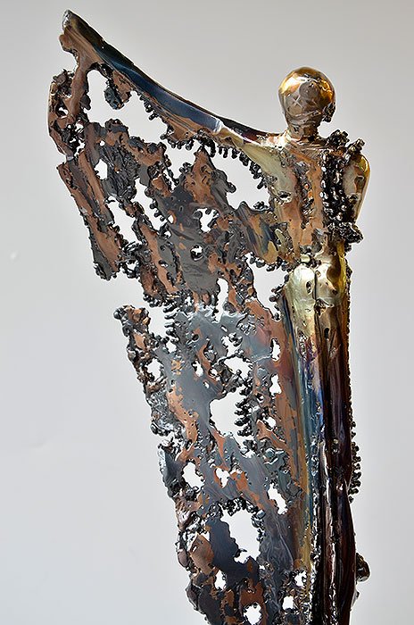 Geschweißte Stahl Skulptur, Unikat