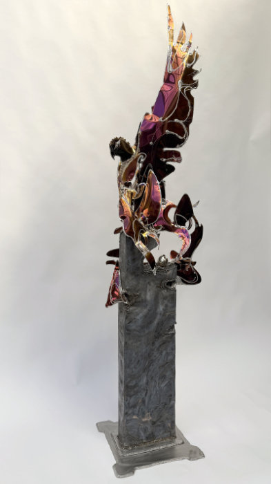 Metall Skulpture, "Phoenix"