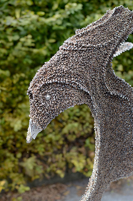 Tierskulptur aus Edelstahl