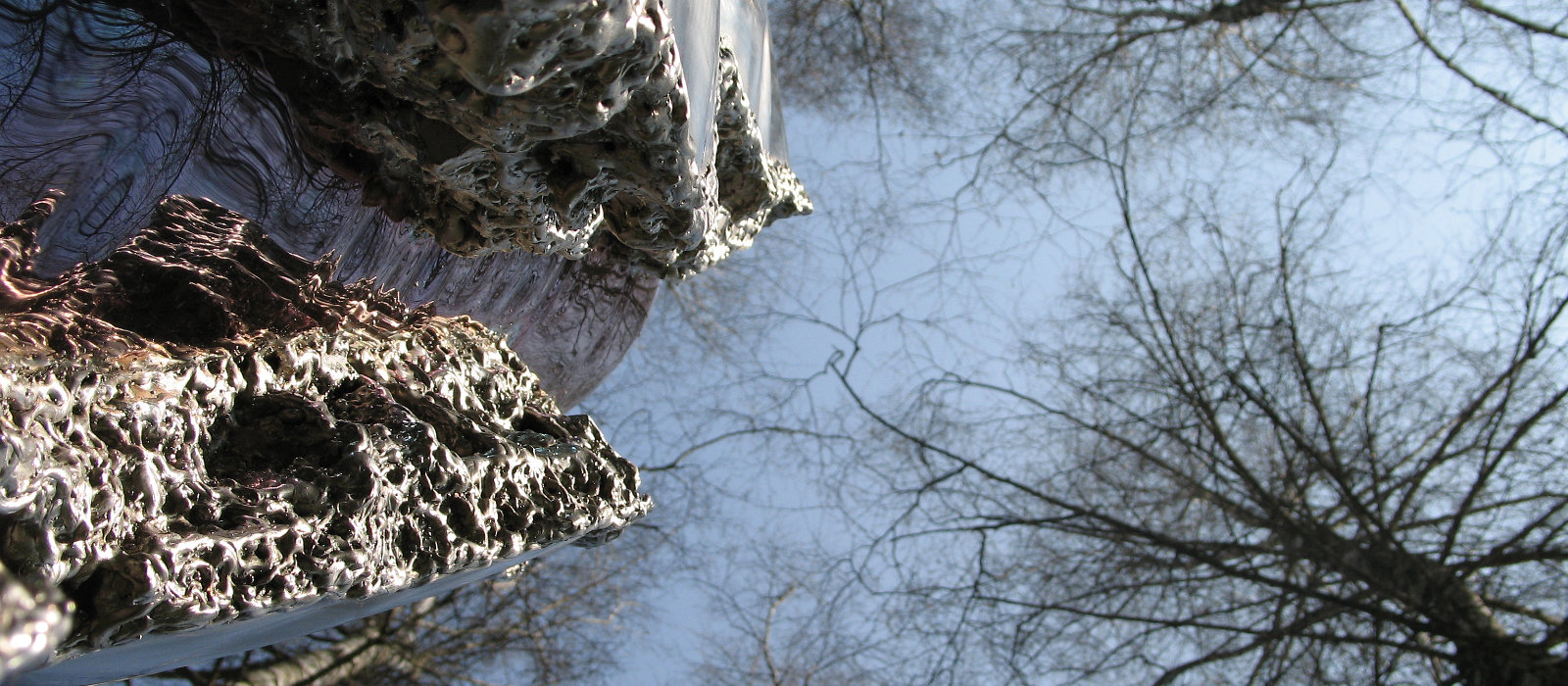 Abstrakte Skulptur für den Garten