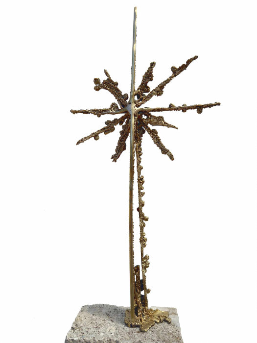 Modernes Kreuz aus Bronze, Modernes Urnengrab