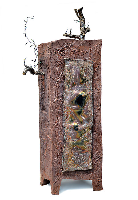 Möbel-Skulptur aus Metall