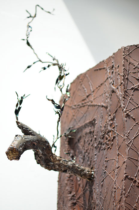 Möbel-Skulptur vom Metall-Künstler