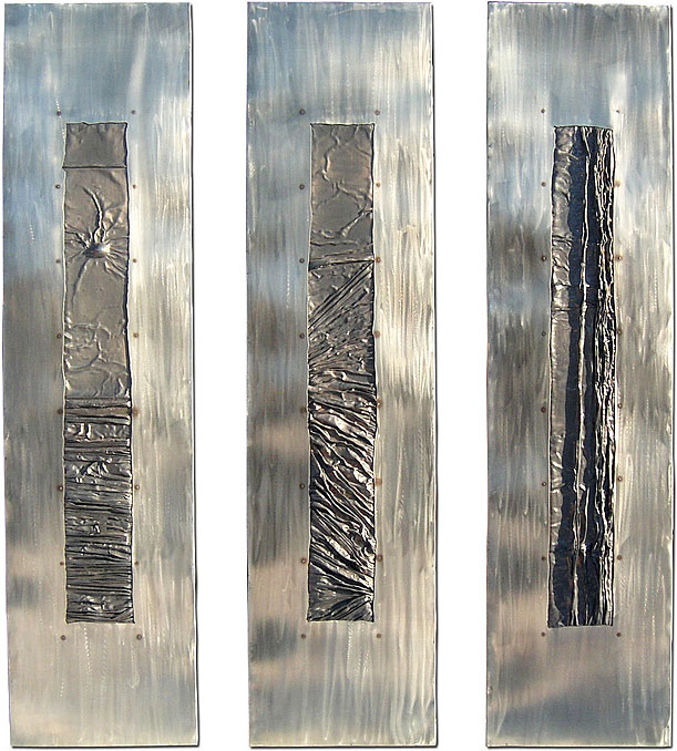 Metallbilder, Edelstahl, Blei