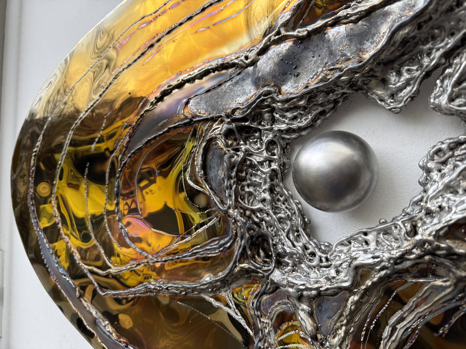 Rundes Metallbild