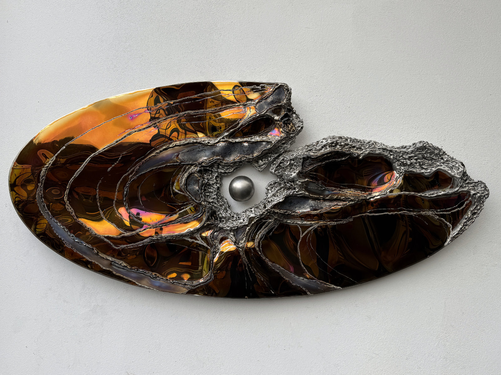Rundes Metallbild