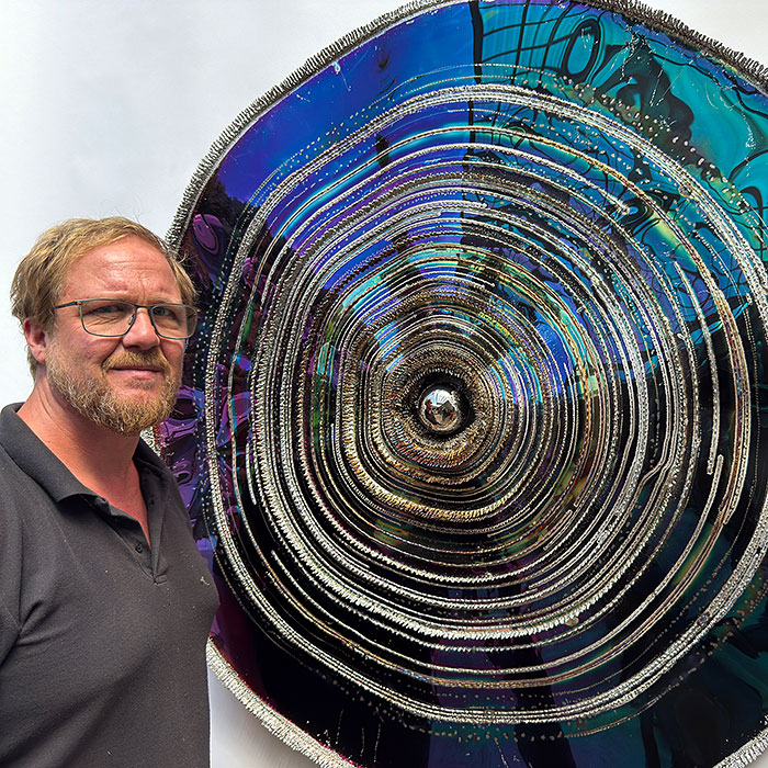 Metallkünstler Robert Gahr