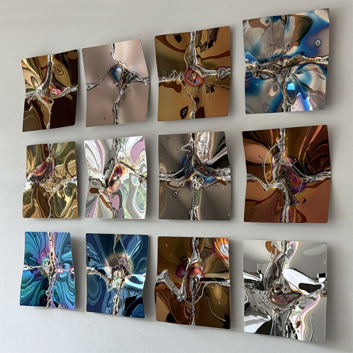 Individuelle Wandbilder aus Metall vom Künstler