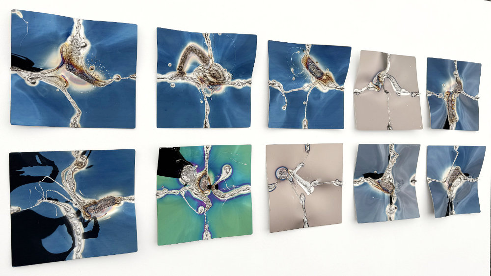 Individuelle Wandbilder aus Metall vom Künstler