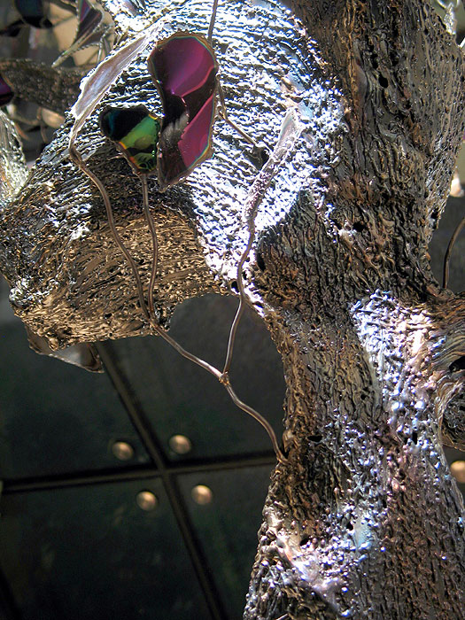 Baum-Skulptur aus Stahl