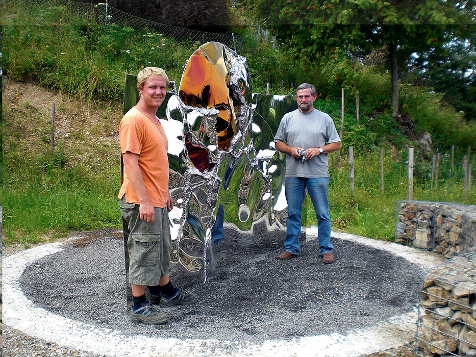 Metall-Kunst im öffentlichem Raum