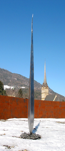 Kunst aus Salzburg, Stahlskulptur 'Obelisk'
