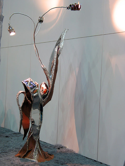 Metall-Skulptur Lebensbaum, Kunst aus Edelstahl