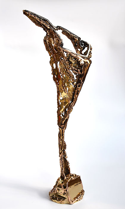 Award-Design, Geschweißte Bronze und Edelstahl