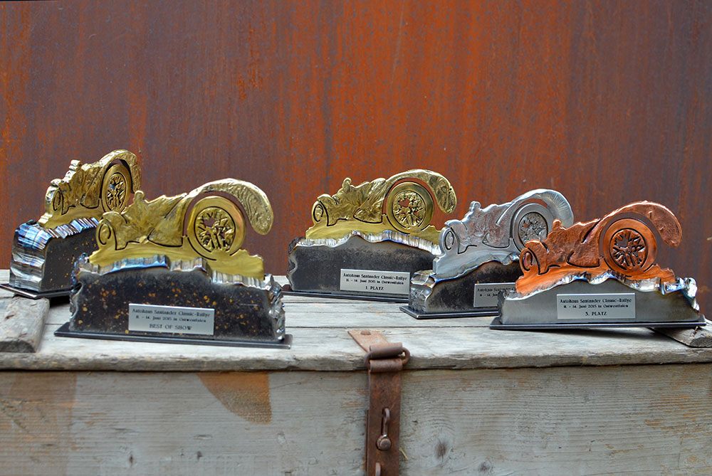 Classic Rallye Award, Individuelle Motorsport Trophäe, Award für ein Oldtimer Treffen