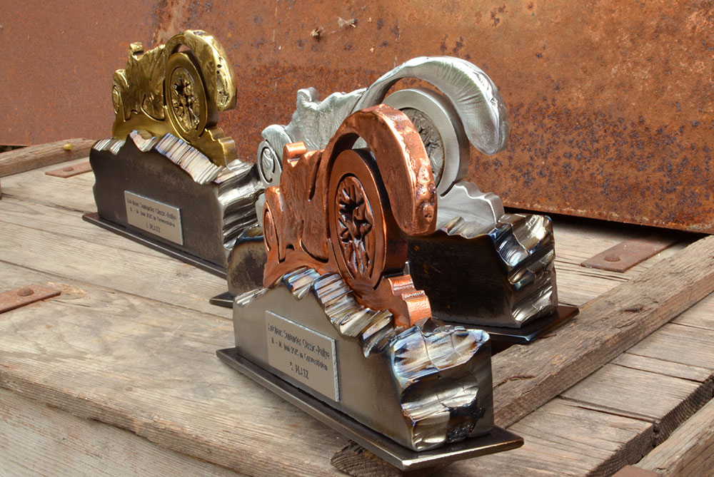 Classic Rallye Award, Individuelle Motorsport Trophäe, Award für ein Oldtimer Treffen