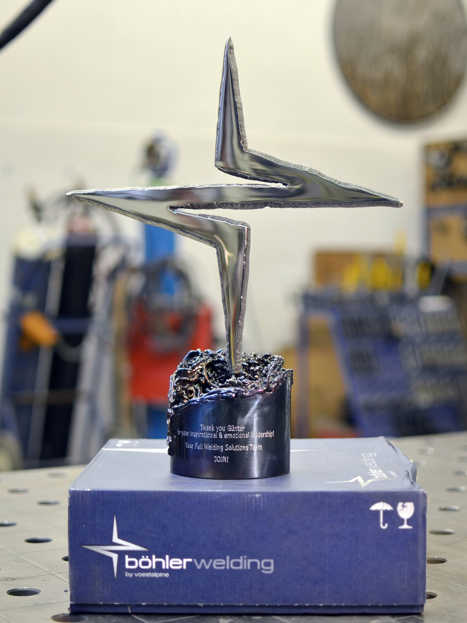 böhler welding by voestalpine - Individuelles Abschiedsgeschenk