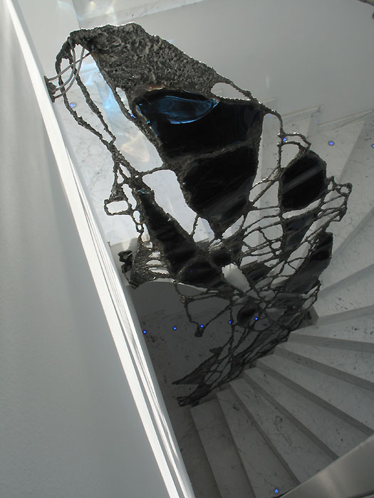 Treppengeländer vom Metall-Künstler