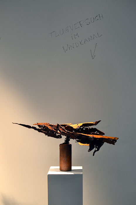 Abstrakte Metallskulptur