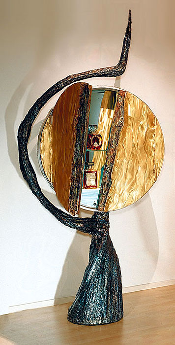 Fine metal art of bronze and welded steel, welded furniture by Austrian artists GAHR