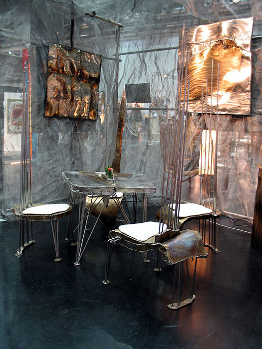 Metal art furniture by Austrian artists GAHR