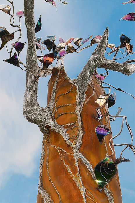 Unique Grave Sculpture 'Tree of Lfe'