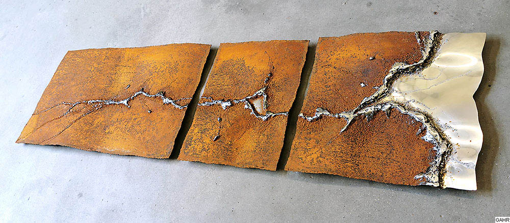 Modern Art of Corten and Stainless Steel