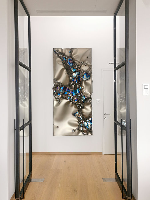 Abstract Wall Artwork of Stainless Steel