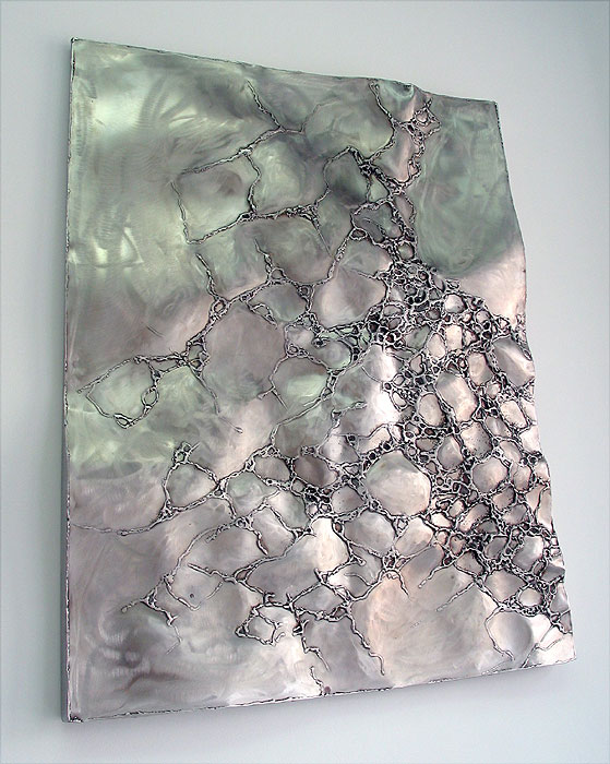 Welded Art in Stainless Steel