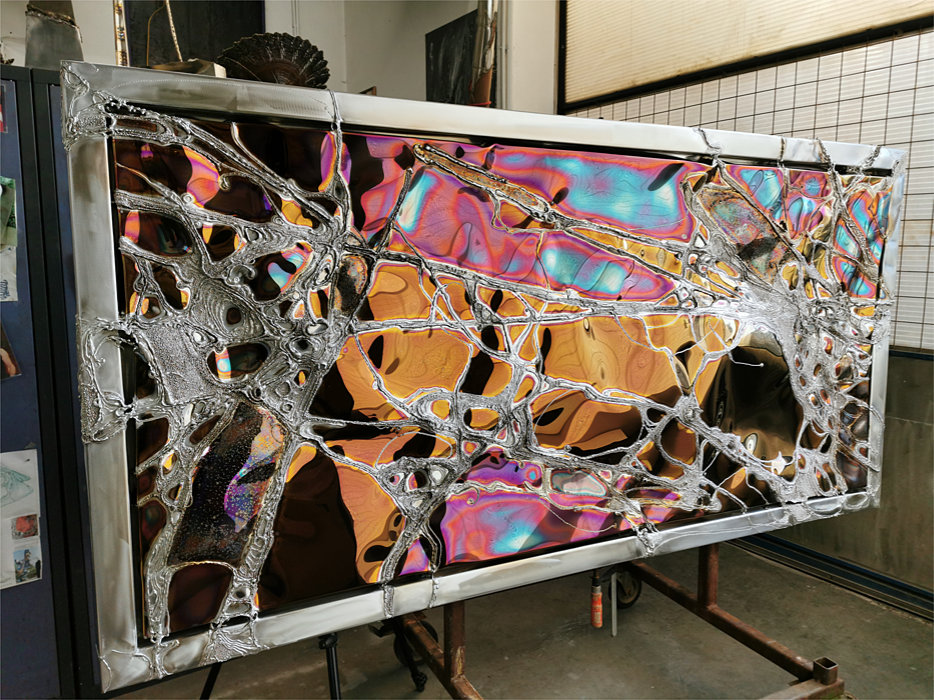 Big, Colorful Wall Art - Welded Artwork