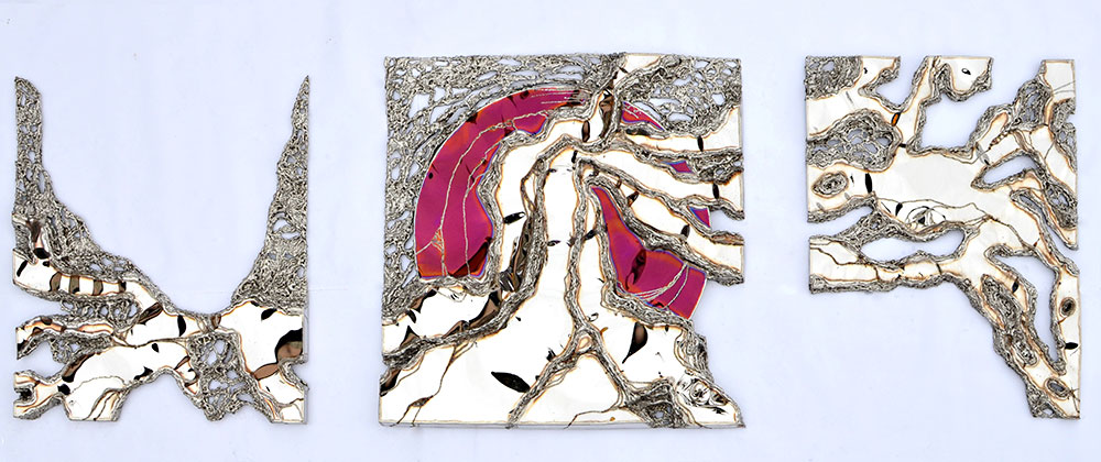 Modern Metal Wall Sculpture