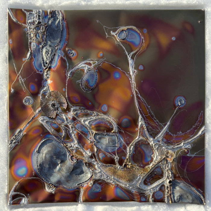 Modern Wall Art: Interaction - of Stainless Steel