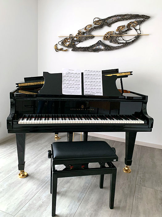 Music Notes Wall Artwork of Welded Steel