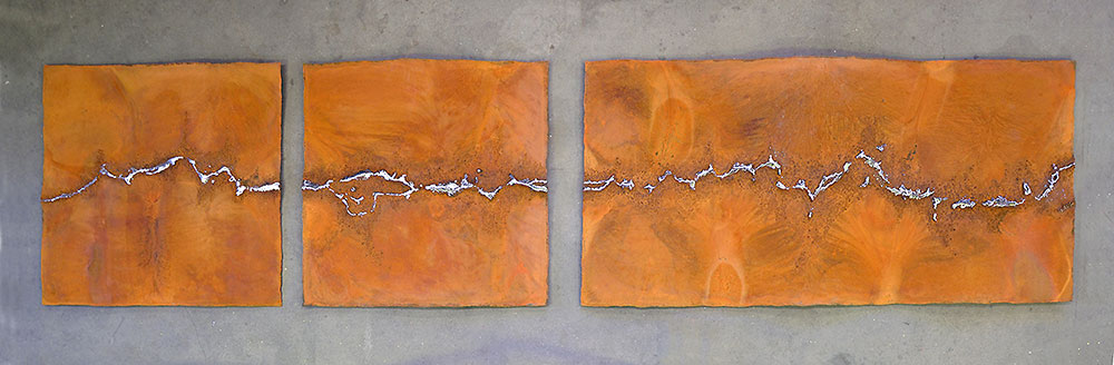 Rusted Wall Design in Corten Steel
