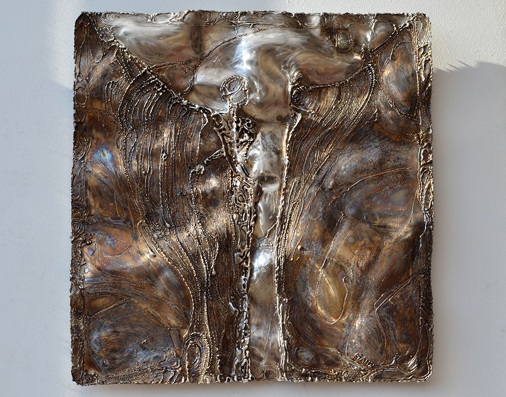 Wall Art, Welded Metal Canvas