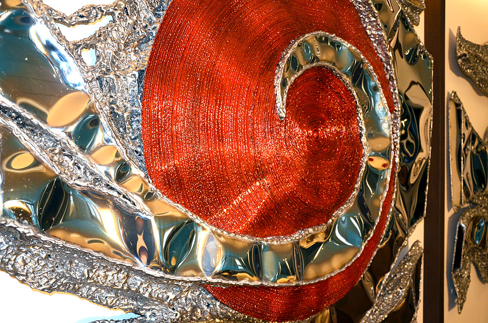 Contemporary Wall Sculptures in Stainless Steel