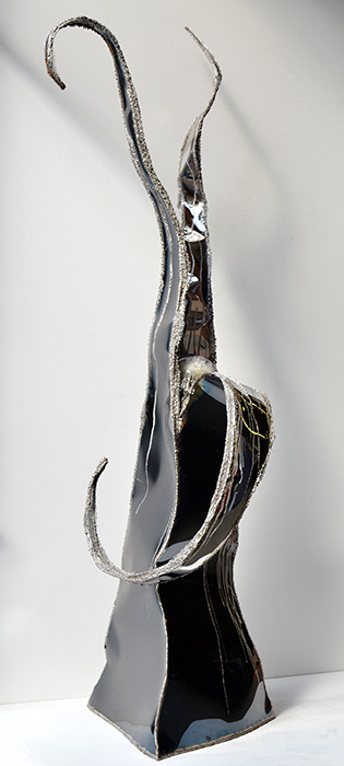 Modern Stainless Steel Sculpture, Metal Artwork