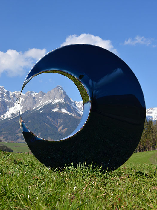 Round Outdoor Sculpture