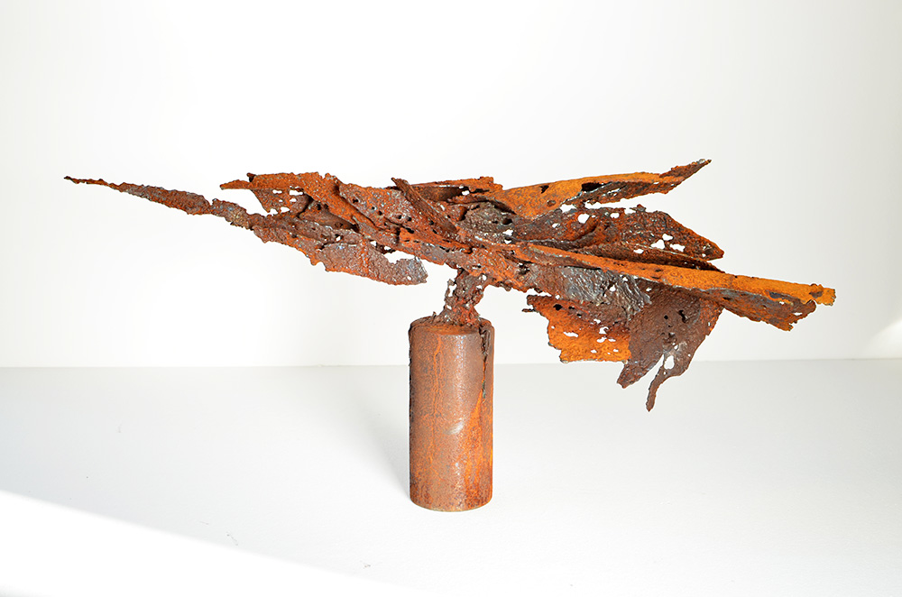 Rusted Metal Sculpture