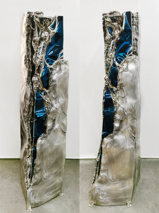 Modern Sculpture of Stainless Steel