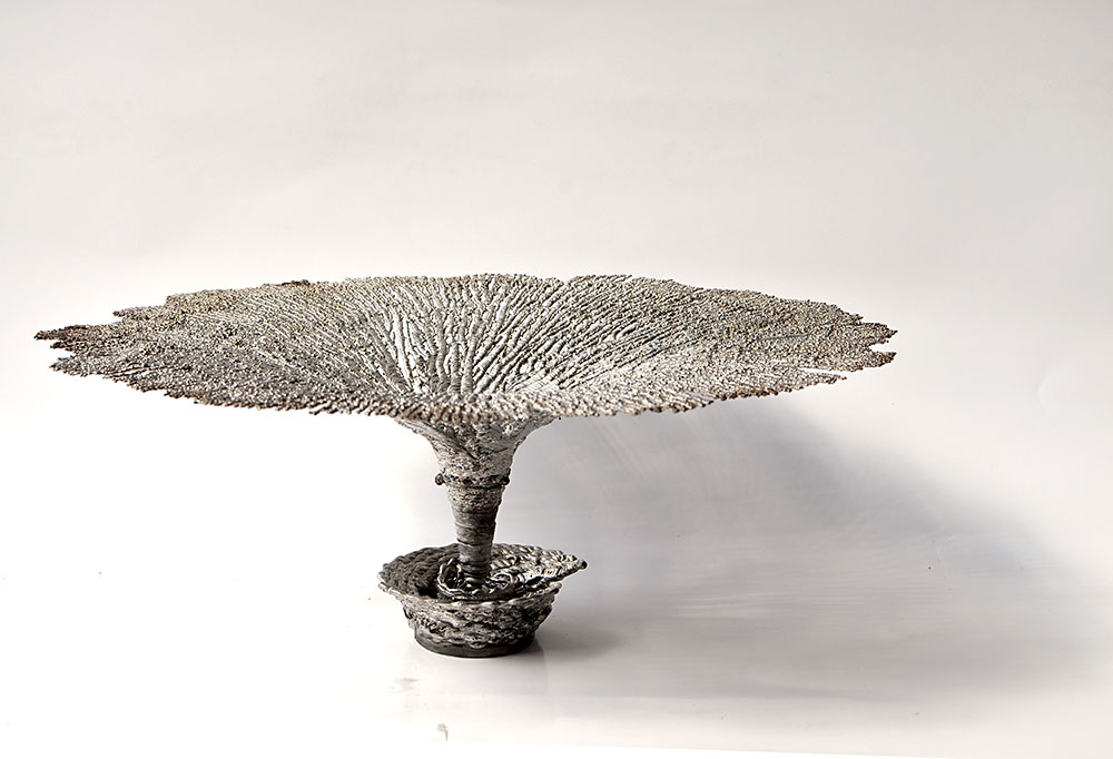 Stainless Steel Sculpture, Welded Metal Coral