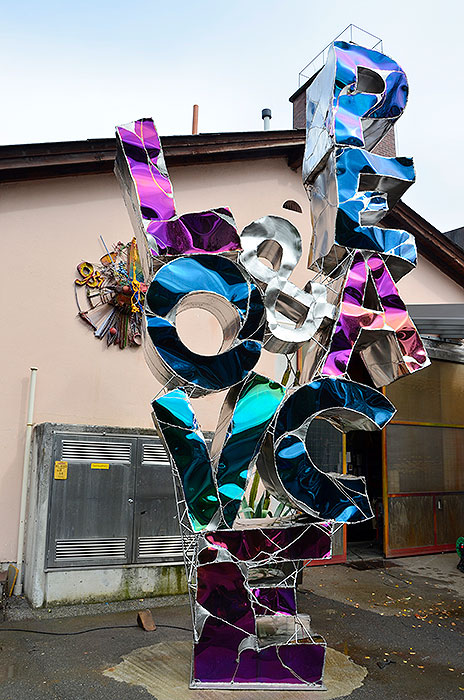 Big Stainless Steel Sculpture
